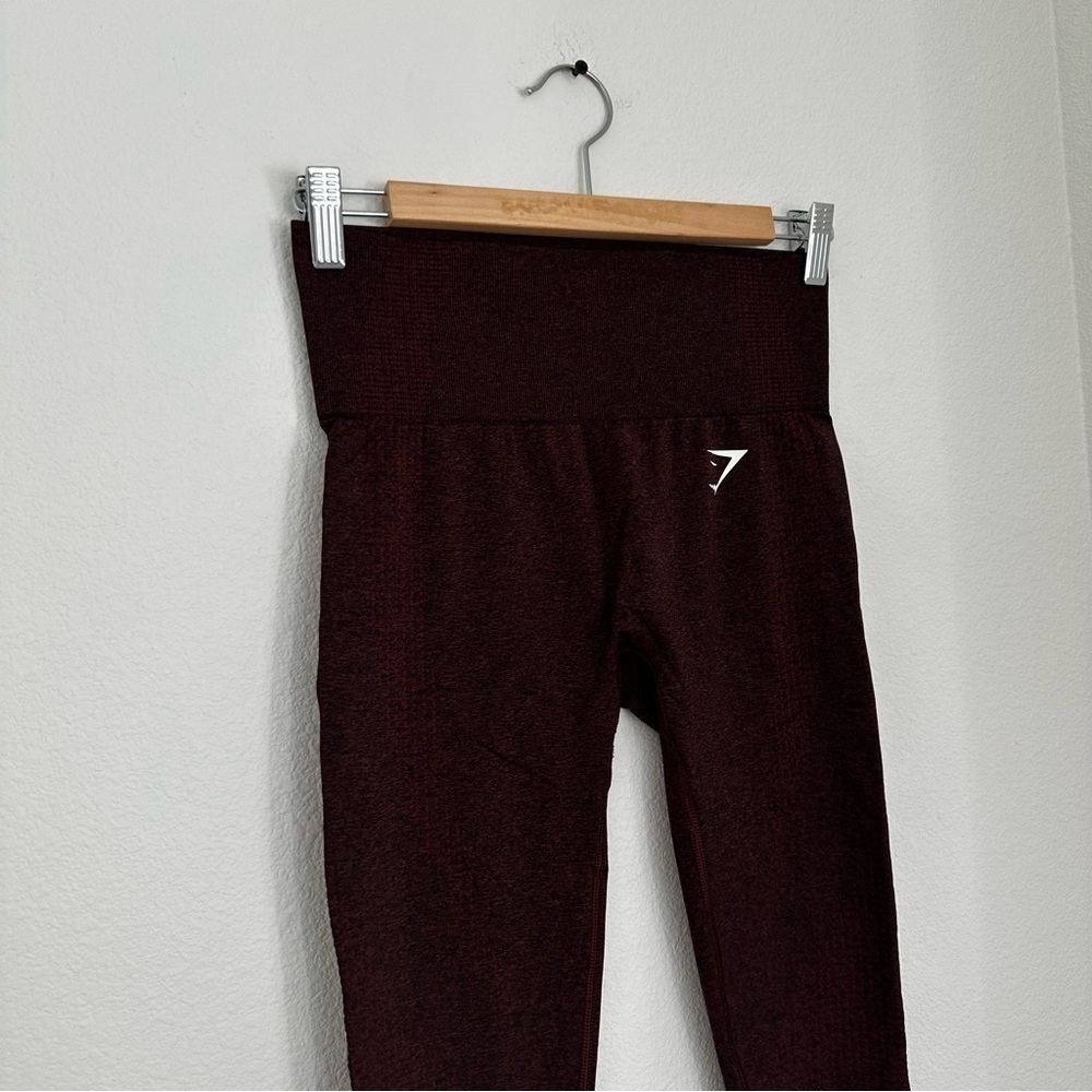 Gymshark Burgundy Leggings - Picture 3 of 8